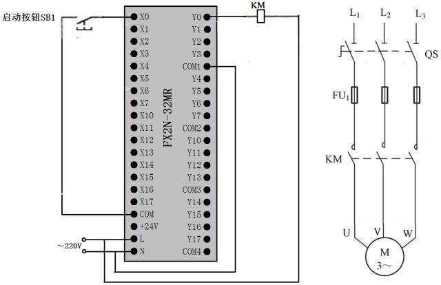plc control circuit diagram
