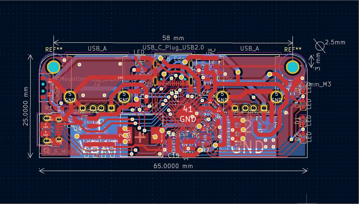power bank pcb circuit diagram