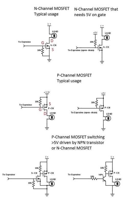 power mosfet circuit diagram