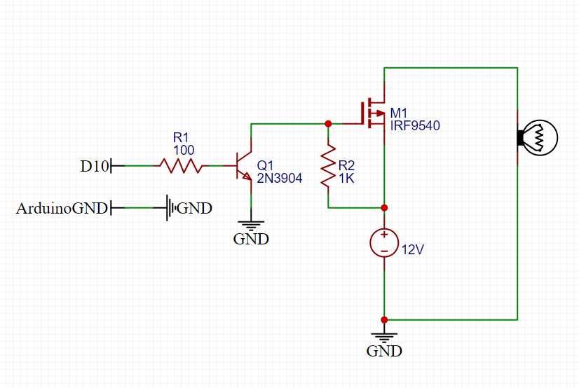 power mosfet circuit diagram