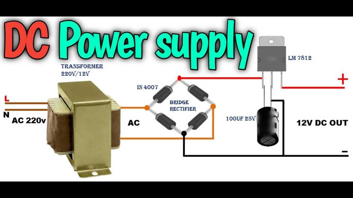 power supply 12v schematic diagram