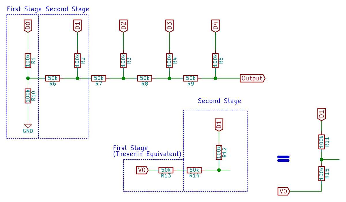 r 2r ladder circuit diagram