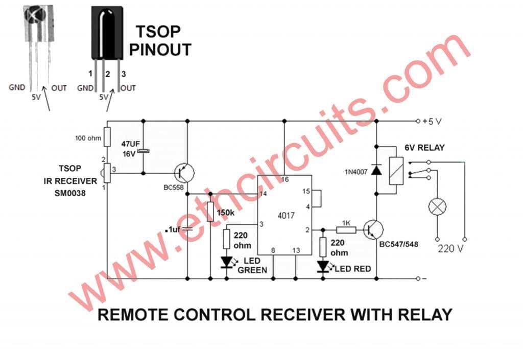 radio control circuit diagram