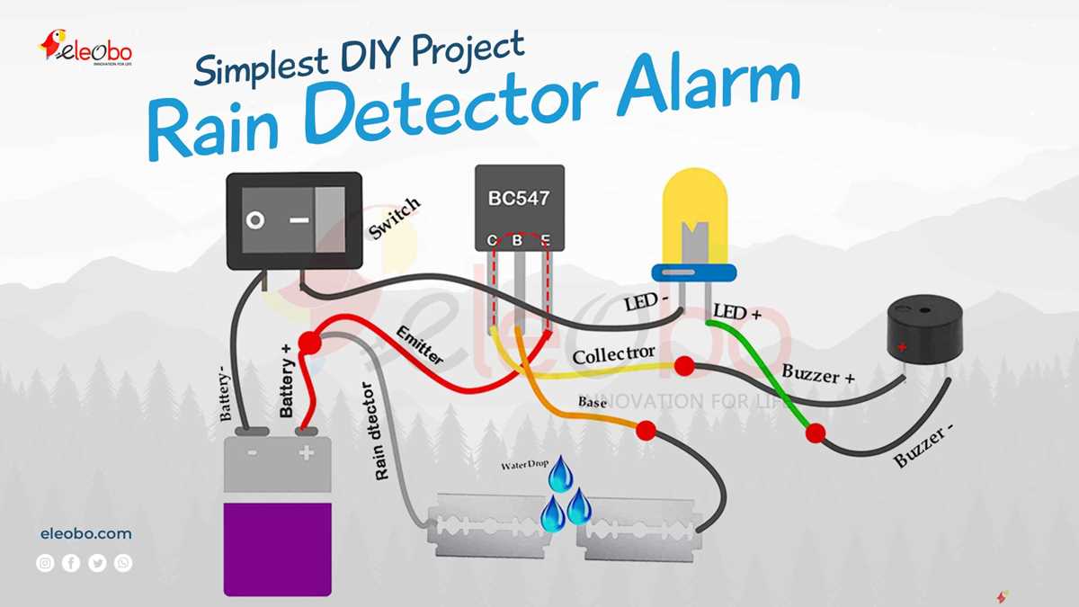 rain detector circuit diagram