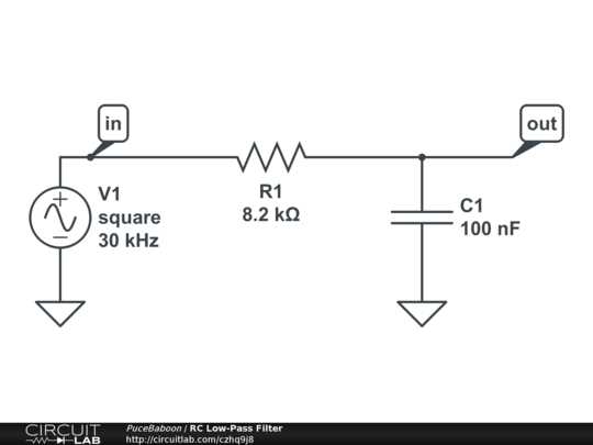 rc filter circuit diagram