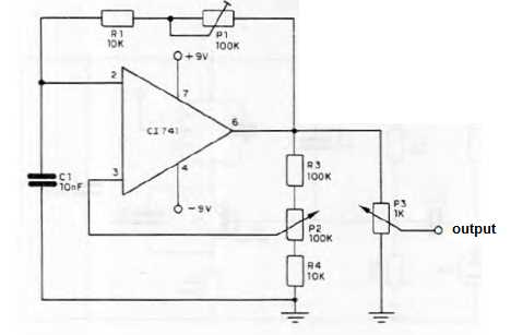 relaxation oscillator circuit diagram