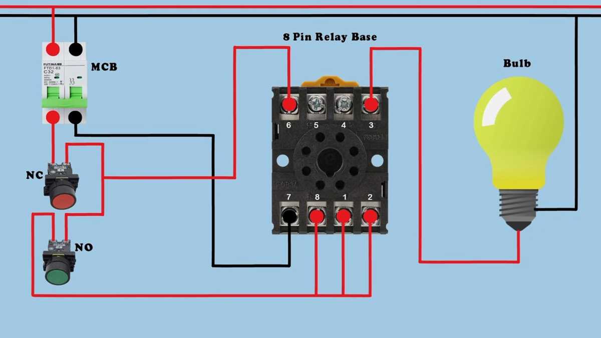 relay latching circuit diagram