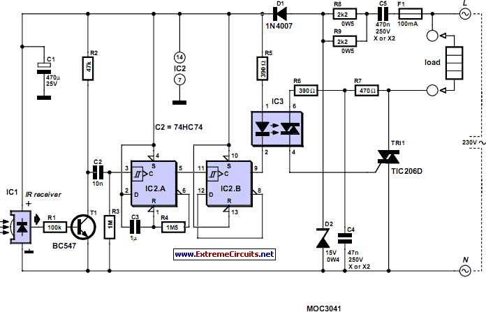 remote tester circuit diagram