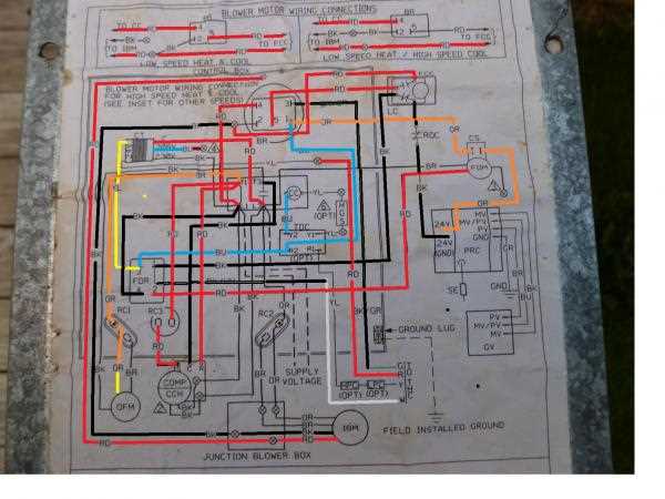rheem air conditioning wiring diagram