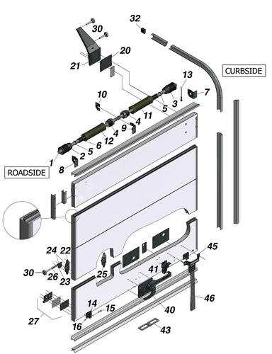 roll up door schematic diagram