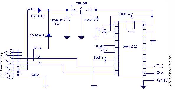 rs232 circuit diagram