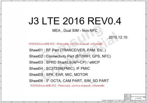 samsung j320f schematic diagram download