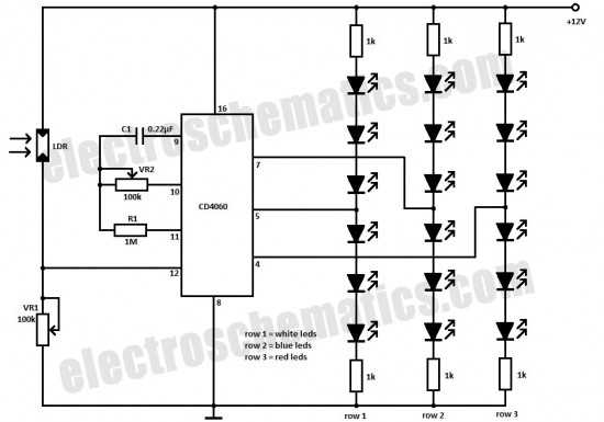 schematic 3 wire christmas lights diagram