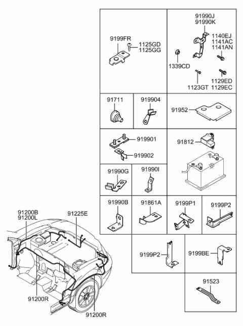 schematic diagram 08 hyudai tuscon hub assembly