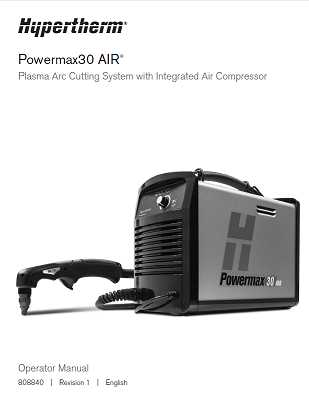 schematic diagram hypertherm powermax 30