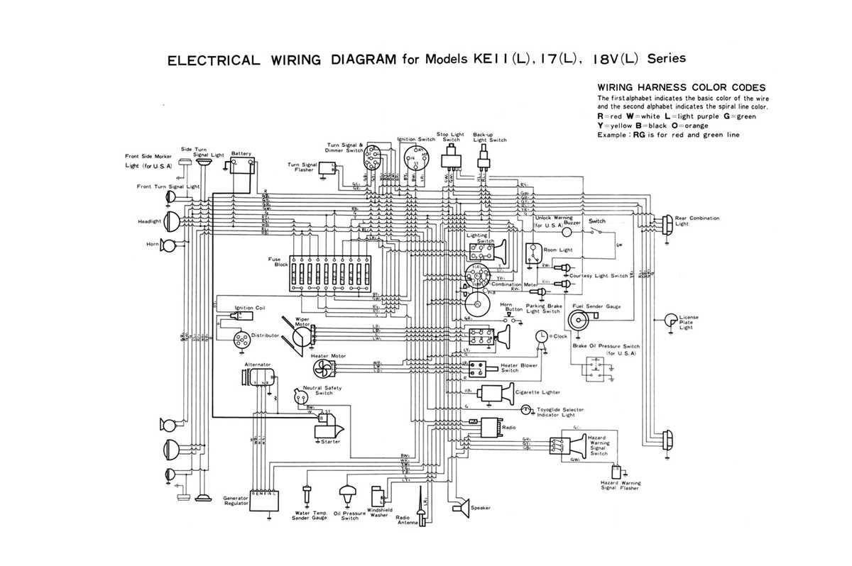 schematic diagram of a toyota corolla