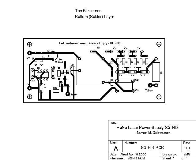 schematic diagram of helium neon laser