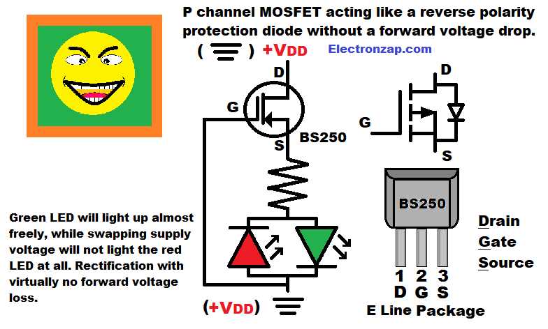 schematic diagram of mosfet