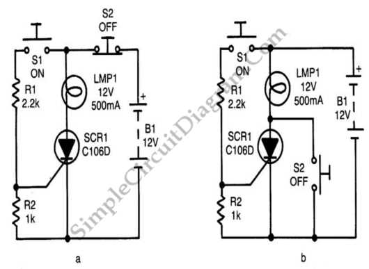 schematic diagram of push button switch
