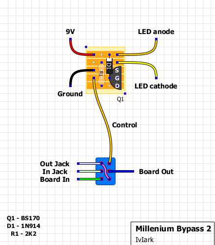 schematic foot pedal switch wiring diagram