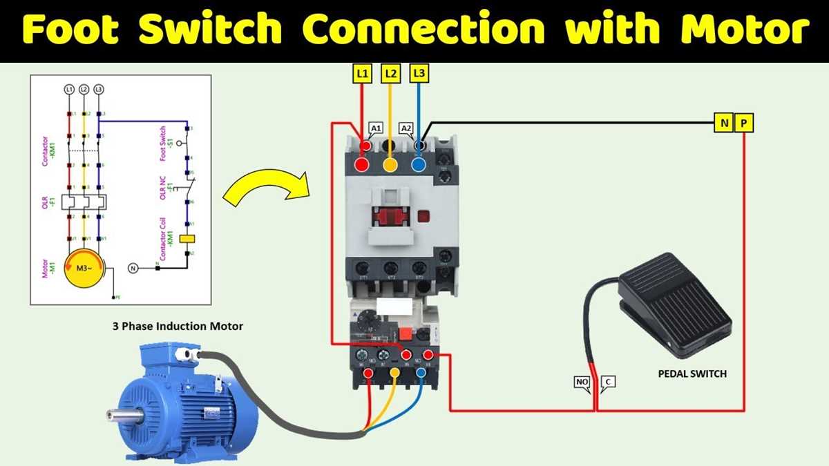 schematic foot pedal switch wiring diagram