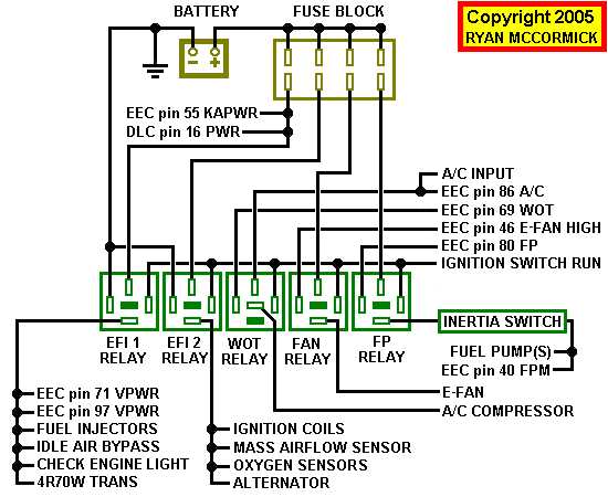 schematic fuel injector wiring diagram