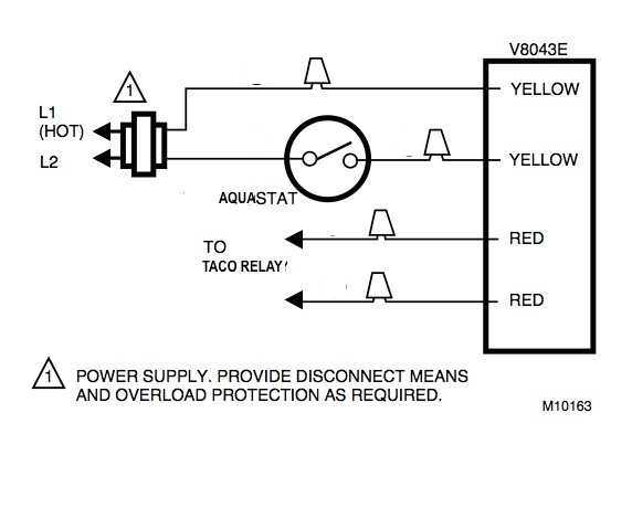 schematic honeywell aquastat wiring diagram