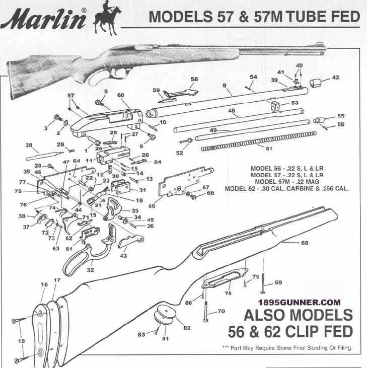 schematic marlin 336 parts diagram