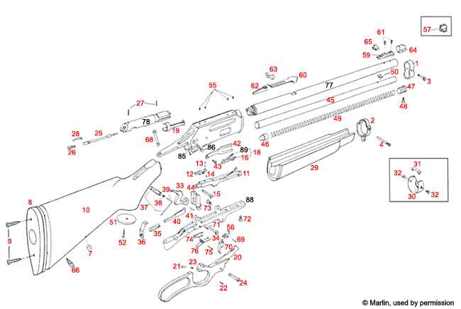 schematic marlin 336 parts diagram