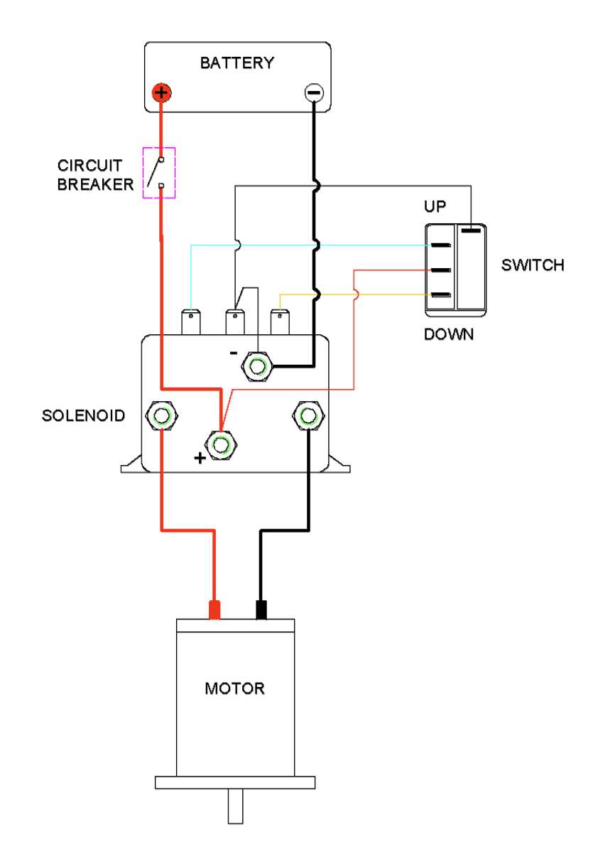 schematic winch diagram