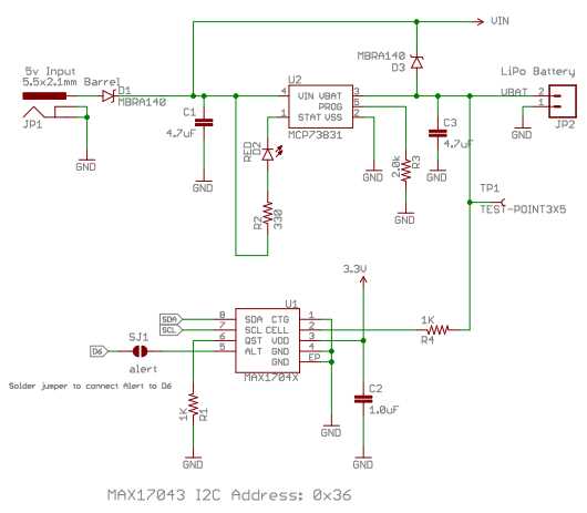 schottky diode circuit diagram