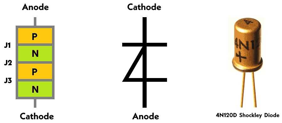 shockley diode schematic diagram