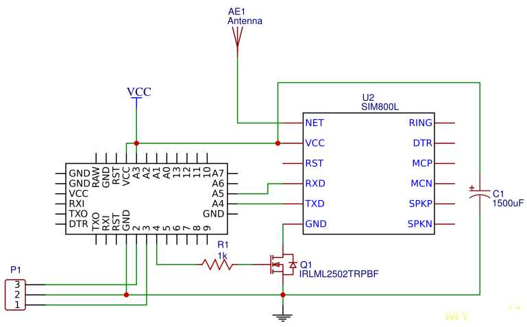 sim800l circuit diagram