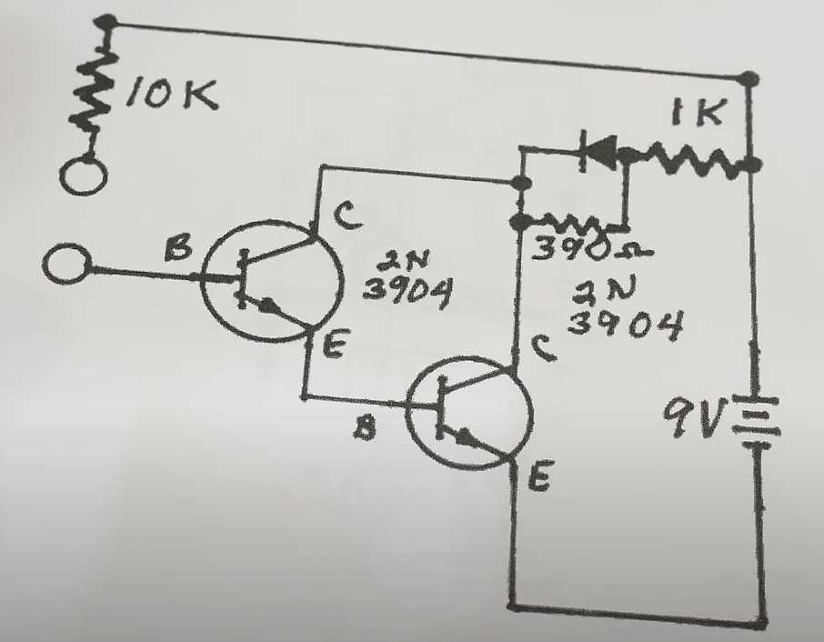 simple capacitor tester circuit diagram