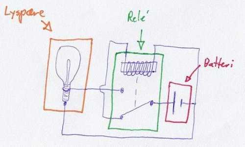 simple light circuit diagram