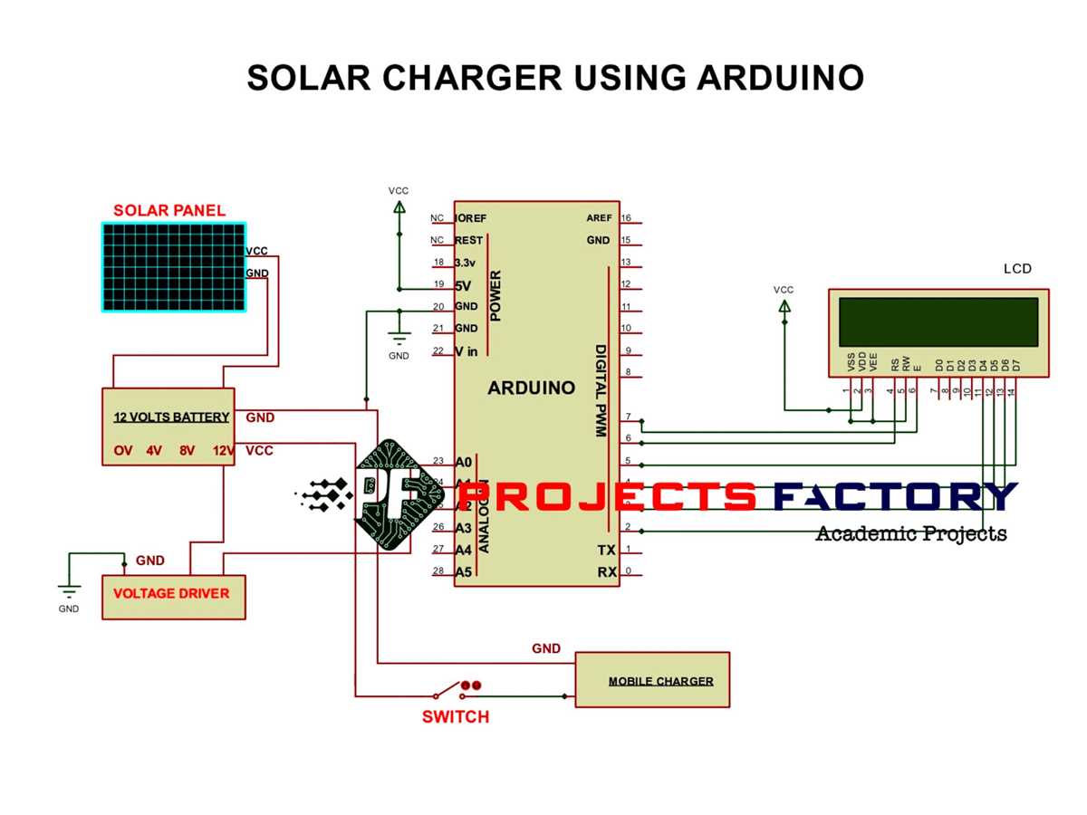 solar mobile phone charger circuit diagram