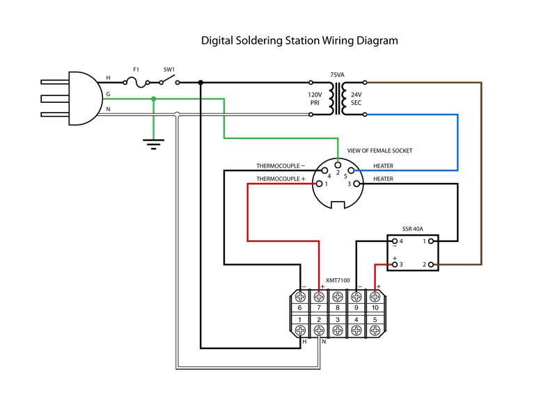 soldering station circuit diagram soldering station circuit diagram
