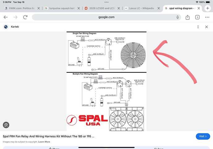 spal fan wiring diagram