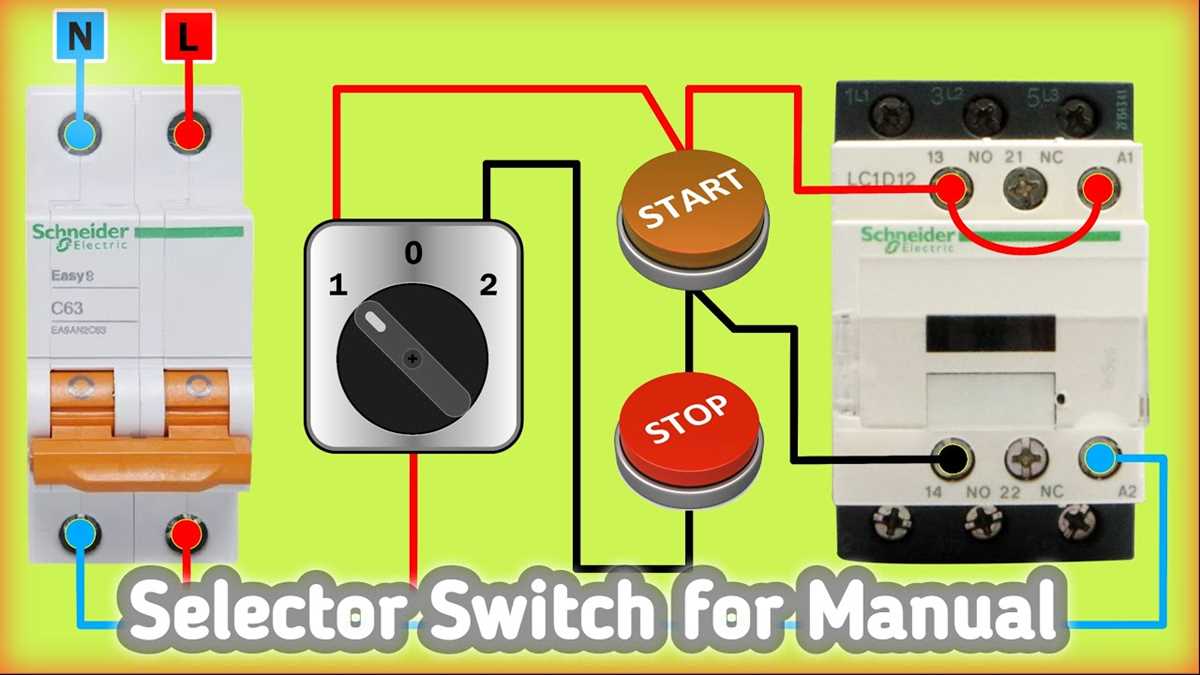 start stop button wiring diagram