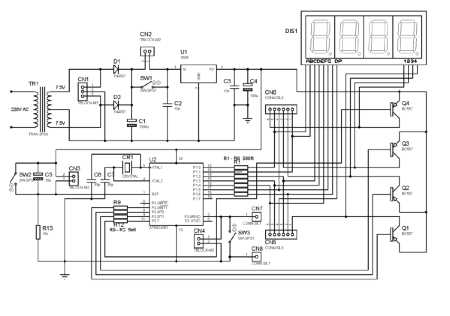 stopwatch circuit diagram