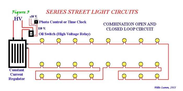 street lighting circuit wiring diagram