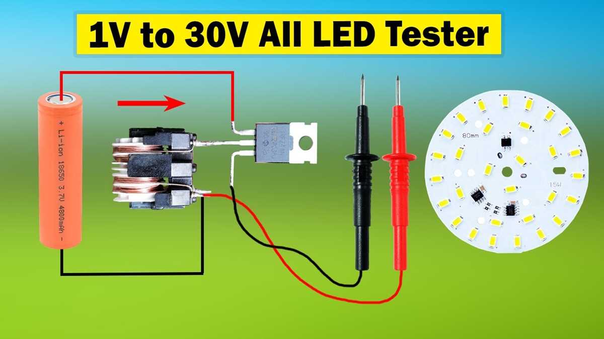 super led tester circuit diagram