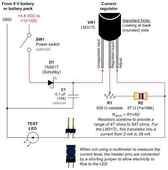 super led tester circuit diagram