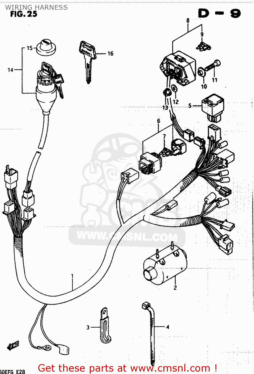 suzuki 12 pin cdi wiring diagram