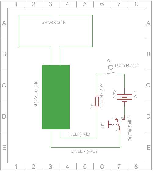 taser circuit diagram