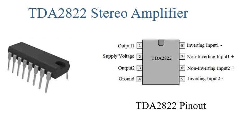 tda2822 ic circuit diagram