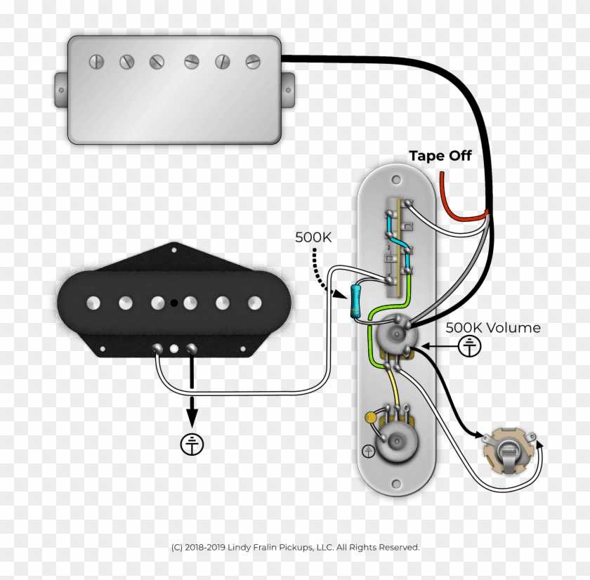 telecaster humbucker wiring diagram