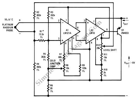 thermocouple sensor circuit diagram