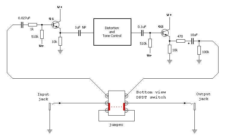 tube screamer circuit diagram