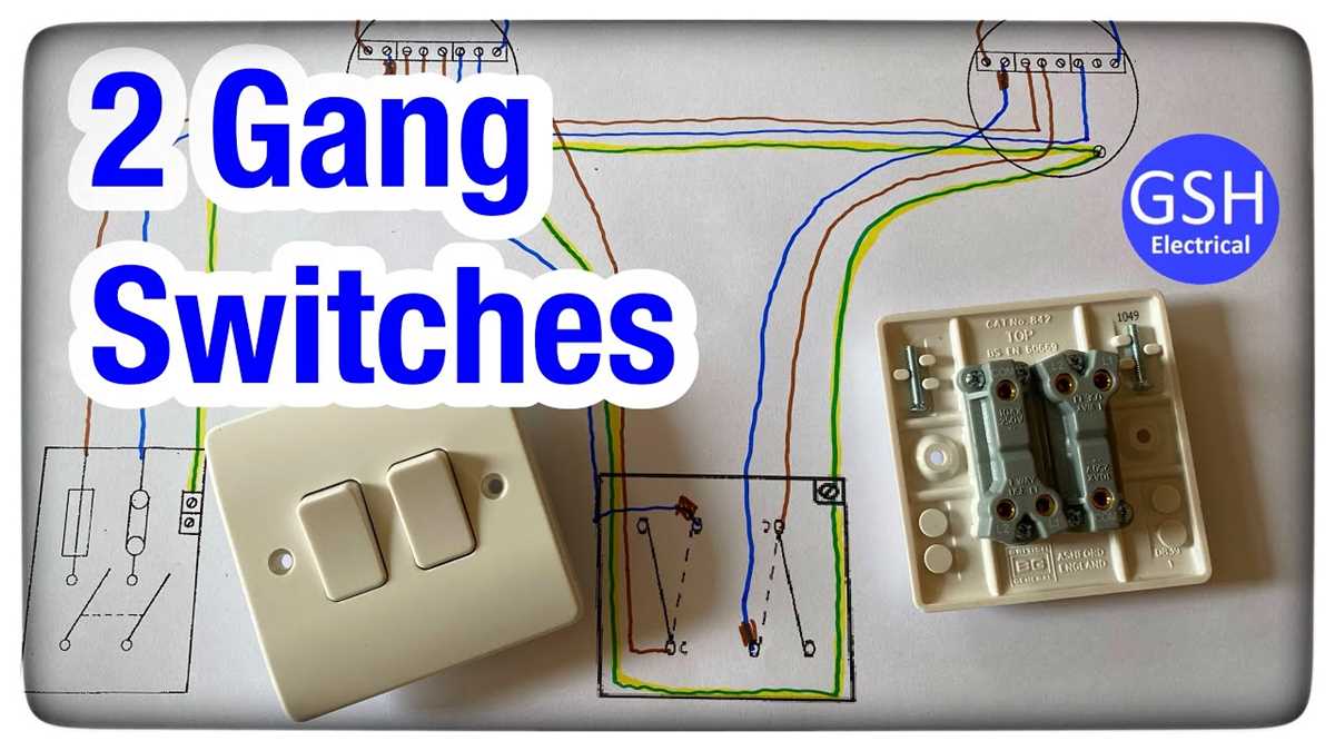 two gang switch wiring diagram